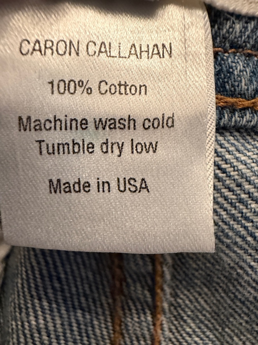 Caron Callahan Andes Pant in Washed 70s Denim women’s size 4 - Picture 12 of 12